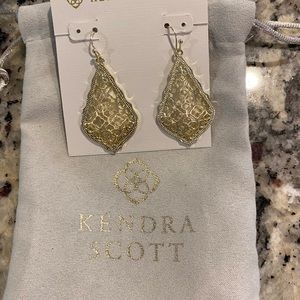 Kendra Scott gold earrings